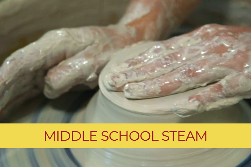 Middle School - STEAM (Science, Technology, Engineering, Arts, Math) Funded by Give BIG!